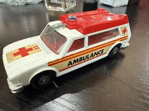 Matchbox Super Kings Speed Kings Ambulance K-49 Malteser Volvo 1974 - Bild 1 von 5