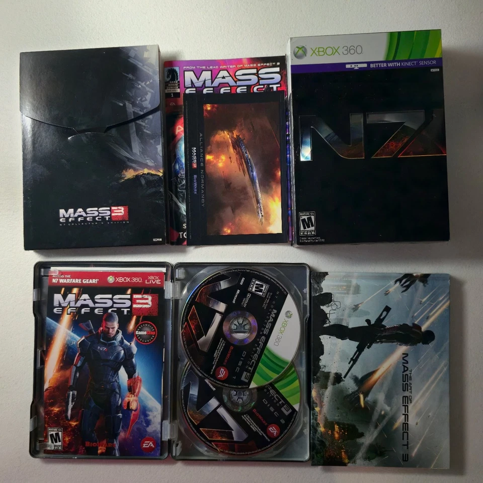 Mass Effect 3 N7 Edición Coleccionista Xbox 360 Videojuego Multijugador Foto 1 de 4