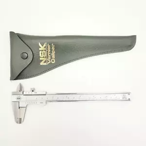 NSK Vernier Caliper Dual Scale 6" 1/128" 15cm 1/20mm Hardened Stainless & Case - Bild 1 von 11