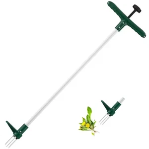 39" Stand-Up Weed Puller, Stainless Steel 3-Claw Garden Tool for Easy Weeding - Picture 1 of 7