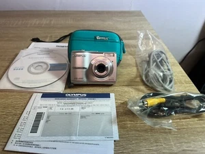 Olympus FE-210 7.1MP Digital Camera w/ xD Card-Case-Manuals, Cables Ready to G0 - Picture 1 of 14