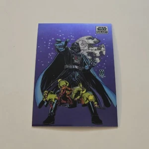 Topps 2021 cromado Star Wars Galaxy Base #24 Crushing The Rebels Darth Vader - Imagen 1 de 2