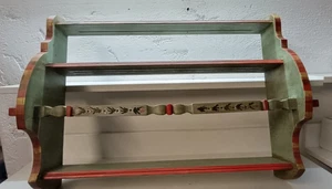 Alte Küchenregal Holz Wandregal Handbemalt-25244 - Bild 1 von 9