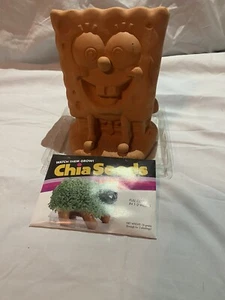 Nickelodeon SpongeBob Chia Haustier Deko Pflanzgefäß Versiegelt Neu Ohne Karton - Bild 1 von 7