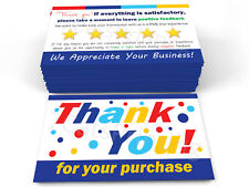 Thank You Cards for eBay Sellers 200 Pack