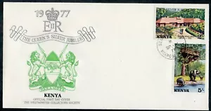 KENYA - FDC OF STAMPS CELEBRATING 25TH ANNIVERSARY OF REIGN OF QE II (df10052) - Picture 1 of 1