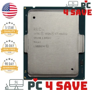 Intel Xeon E7-4820 V2 SR1H0 2.00GHz 16M 8-Core LGA2011 Server CPU Processor 105W - Picture 1 of 1