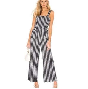 Rolla's Sailor Jumpsuit Overalls Navy White Salty Stripe Medium - Picture 1 of 14