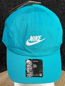 NIKE CLUB ESTRUCTURADO ADULTO AZUL CLARO CON SWOOSH blanco bordado FB5368-345 M/L - Imagen 1 de 7