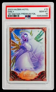 Hazbin Hotel 1. Edition Foil EMILY GEM MINT PSA 10 - POP 4/0! - Bild 1 von 3