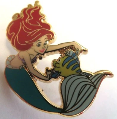 Disney Pin ACME Trading Ariel & Flounder Dancing LE 200 #132151 - Image 1 of 2
