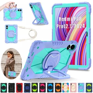 Case For Xiaomi Redmi Pad Pro 12.1 Shockproof Protective Rotating Stand Tablet - Picture 1 of 129