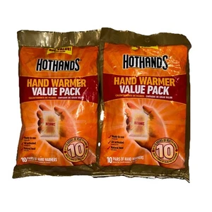 HotHands Hand Warmers 2 Packages 20 Pair 40 pieces Value Pack Hot Hands - Picture 1 of 2