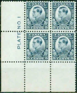 CANADÁ - 1932 - PLACA INFERIOR IZQUIERDA PRÍNCIPE DE GALES #1 BLOQUE DE 4 - EN MUY BUEN ESTADO** - Imagen 1 de 1