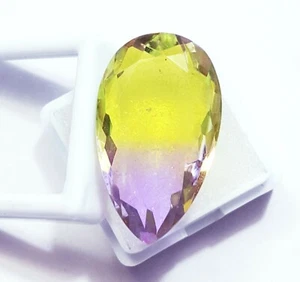 Piedras preciosas sueltas corte pera alejandrita doble 43,90 quilates certificadas con regalo gratis - Imagen 1 de 7