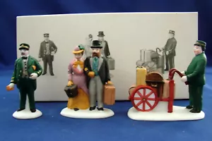 Dept 56 Heritage Village Accesorio Vacaciones Viajeros Set de 3 55719 Nuevo Retirado - Imagen 1 de 6