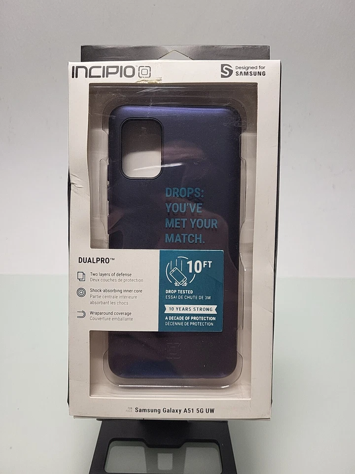 Incipio DualPro Series Case for Samsung Galaxy A51 - Midnight Blue