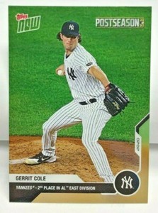 Gerrit Cole 2020 Topps Now Postseason #PS-51 - NEW YORK YANKEES - SP /687