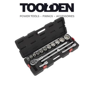 Sealey AK2583 Socket Set 3/4"Sq Drive 12-point WallDrive® 15pc Metric - Picture 1 of 1