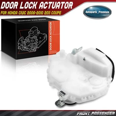 Atuador de trava de porta dianteira direita para Honda Civic 2006 2007 2008 2009 2010 2011 Coupe - Imagem 1 de 4