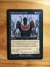 Mtg onslaught patriarch's bidding french inked mp