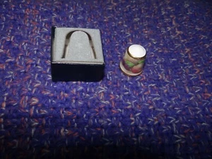 Sutherland Hand Painted Fruits Thimble Boxed New - Picture 1 of 1