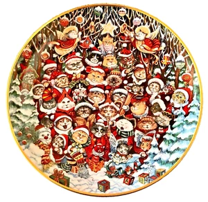 Bill Bell Santa Claws Claus Holiday Sammelteller Franklin Mint TR0497 - Bild 1 von 5