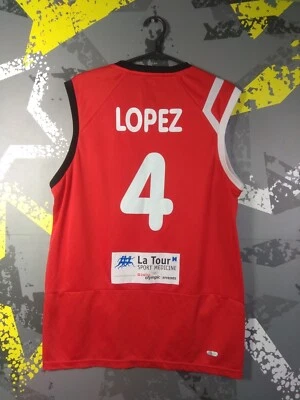 Lopez Switzerland Jersey Sleeveless Basketball Shirt Li-Ning Fiba Men 52/L ig93 - Image 1 of 4