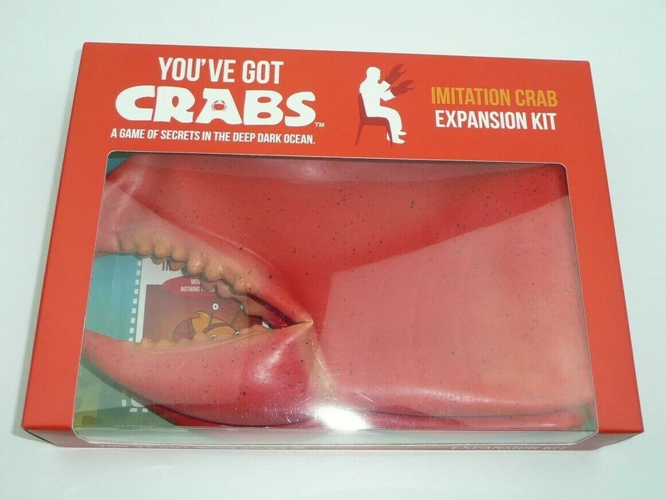 Exploding Kittens Imitation Crab Expansion Kit You've Got Crabs Card Game