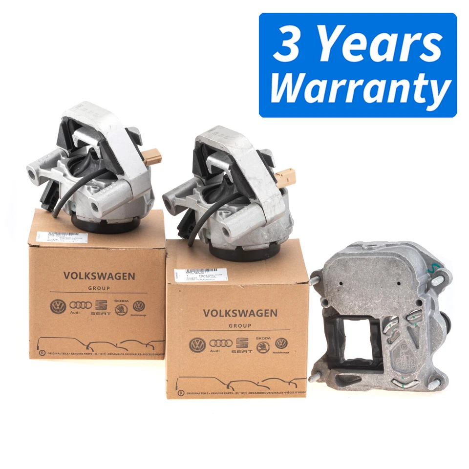 OEM Pair of Engine Mounts and Transmission Mount For Audi A6 A7 S6 2.8L 3.0T - Image 1 of 4