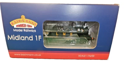 Bachmann 31-430 Midland Class 1F 1729 LMS Black DCC Fitted Excellent model & box - Image 1 of 4