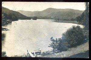 USA TYSON Vermont 1907 Echo Lake. Echt Foto Postkarte - Bild 1 von 2
