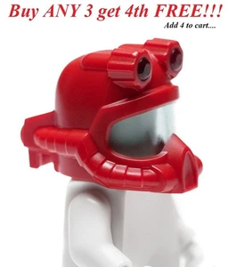 ☀️NEW LEGO Minifigure Minifig Headgear Head Cover Underwater Deep Diver Helmet - Picture 1 of 4