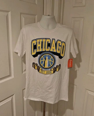 Chicago Sky White WNBA Shirt Boxy Sport NWT Size M Classics Vintage Wash T-Shirt - Image 1 of 4