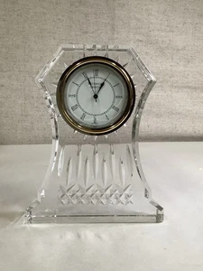 Waterford Crystal Lismore Quartz Clock 6.75” Needs Battery Ireland - Picture 1 of 4