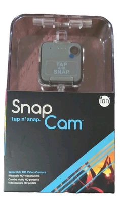 iON Tap N' Snap Cam Wearable HD Video Camera 1045 (Black) - Image 1 of 2