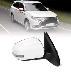 Passenger Side Mirror Fits Mitsubishi Outlander 2014-2020, Power, Heated, 9 Pin - Picture 1 of 12