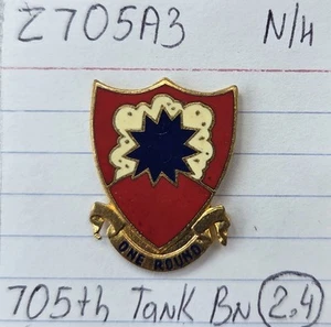 705th Tank Battalion Di Dui Unit Crest Insignia pin - Picture 1 of 2