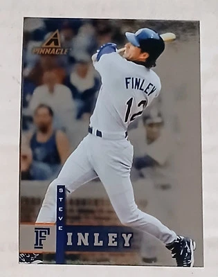 1998 Pinnacle Steve Finley 158 San Diego Padres  - Image 1 of 2