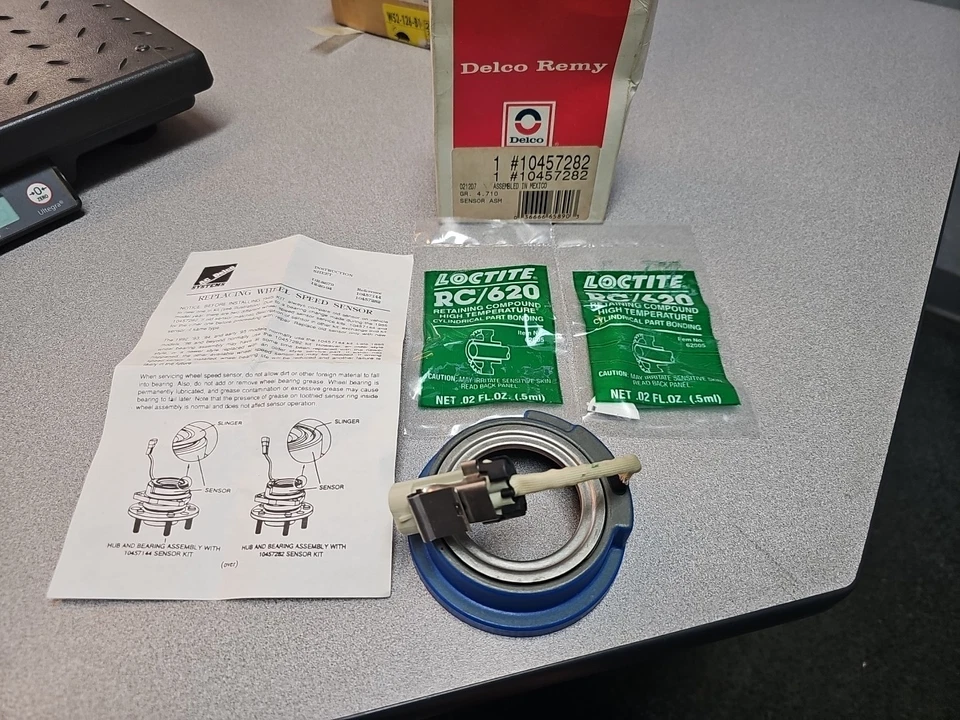 Sensor de velocidad de rueda delantera ACDelco genuino GM 10457282 1996-97 Buick Park Avenue Foto 1 de 4