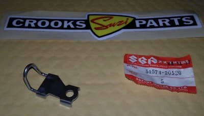 Soporte de cable de freno delantero Suzuki modelo rueda grande 51574-20520 RM80 1983 a 1985 Foto 1 de 4