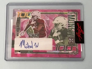 MICHAEL WILSON AUTO RC! 2023 Metal So Money Producción Prueba 1 de 1 ¡Cardenales! - Imagen 1 de 9