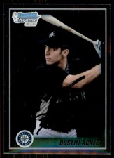 2010 Bowman Chrome Prospects Dustin Ackley Signed IP AUTO Seattle Mariners