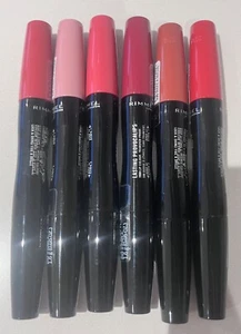 RIMMEL Lasting Provocalips Longwear Double Ended Liquid Lipstick VARIOUS SHADES - Picture 1 of 9