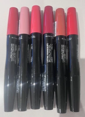 RIMMEL Lasting Provocalips Longwear Double Ended Liquid Lipstick VARIOUS SHADES - Image 1 of 3