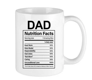 Geschenke für Papa, Tasse Geschenk für Vater, Papa Ernährungstasse, Geschenk für Papa lustig Kaffee - Bild 1 von 5
