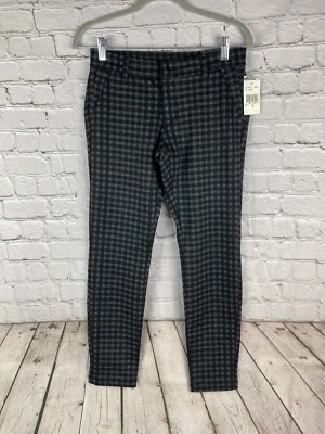 Kut from the Kloth Skinny Size 2P Plaid Ankle Preppy Dark Academia Pants NWT - Image 1 of 4
