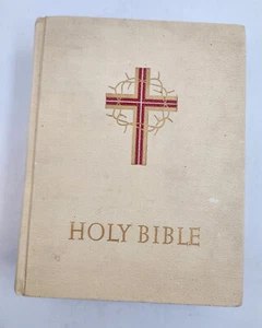 1965 hc The Holy Bible Catholic DeLuxe Edition, Good Counsel Publishing - Imagen 1 de 12