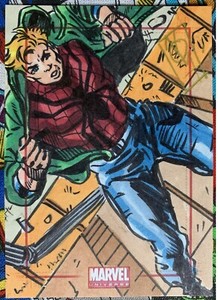 Marvel Universe 2011 SketchaFEX Sketch Card Spider-Man Artist: Noval Hernawan