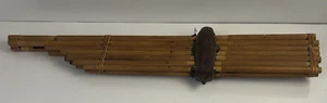 Bamboo Flute Vintage Musical Instrument See Pics for Condition and Size - Picture 1 of 9